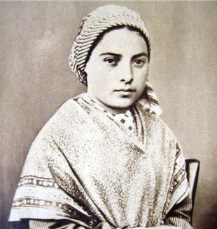 St. Bernadette Soubirous (public domain via Wikimedia Commons)