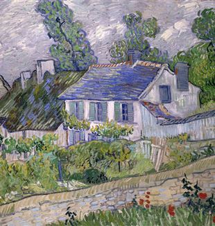 Vincent van Gogh, 'Houses at Auvers' (Photo: Wikimedia Commons)
