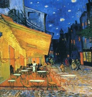 "Café Terrace at Night" by Vincent Van Gogh