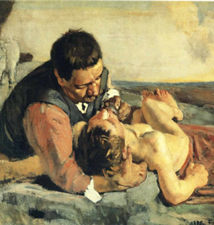 "The Good Samaritan" by Ferdinand Hodler