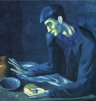 “The Blind Man” by Pablo Picasso 