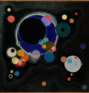 "Sketch for Several Circles" by Wassily Kandinsky