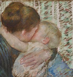 Mary Cassatt, Mother and Child (The Goodnight Hug)