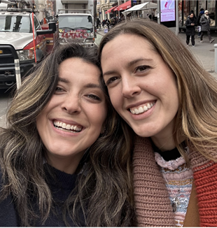 Madeline and Molly at the New York Encounter.